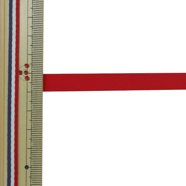 Ribbon "Double -sided satinRibbon Width 9mm x about 10m rolled red "