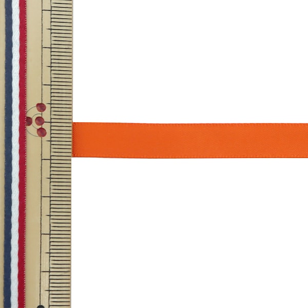 Ribbon "Double -sided satinRibbon Width 9mm x about 10m roll orange "