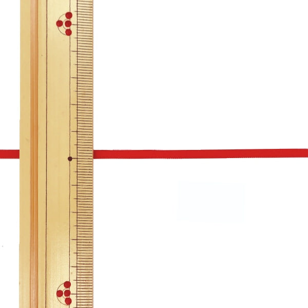 絲帶 “雙面緞面絲帶 寬度3mm x大約10m卷紅色”