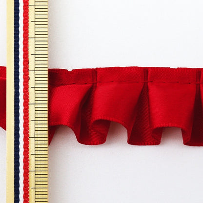 Ribbon "FrillRibbon 5m x 25mm anti -sale red "