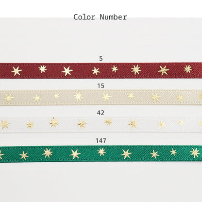 Ribbon "Twinkle Star width about 6mm x about 15m Volume 15814 15" TOKYO RIBBON TokyoRibbon