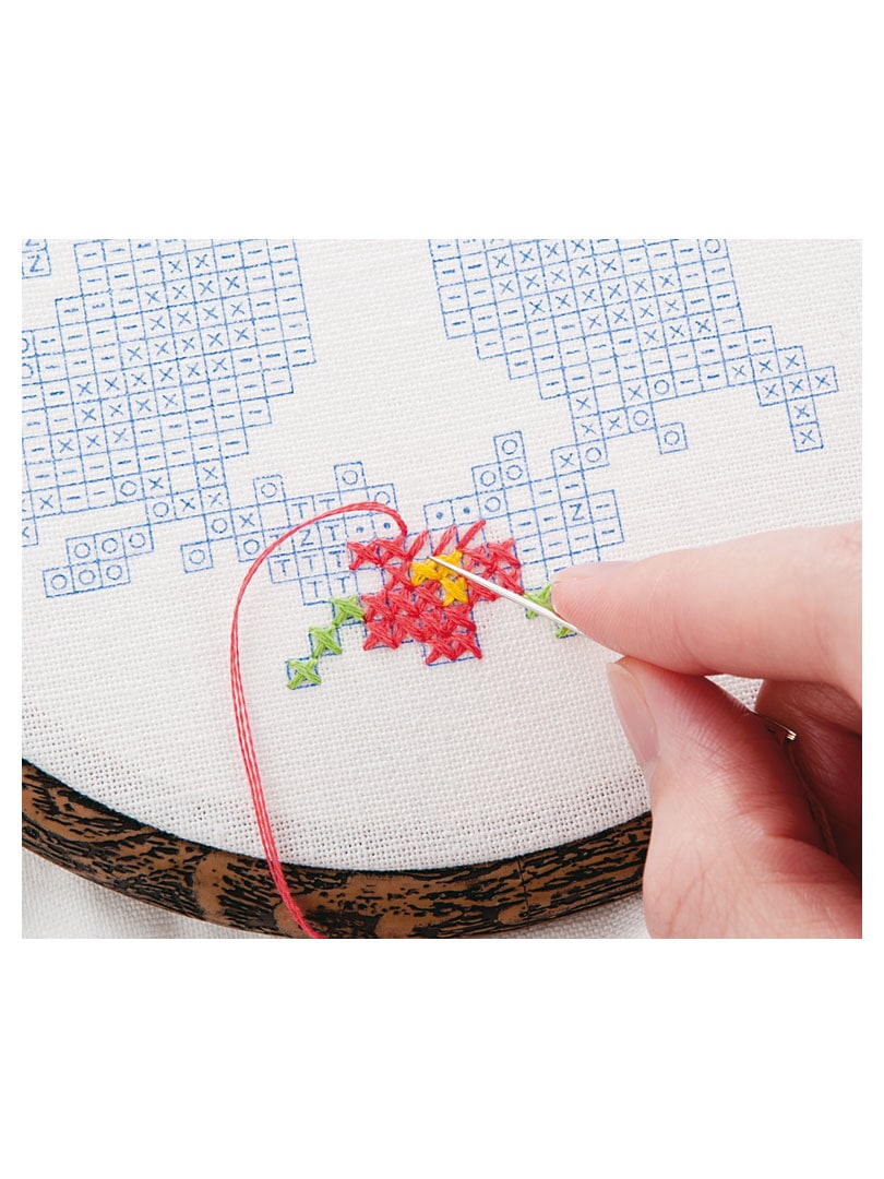 Stickerei Kit "Cross Stitchbird Nr. 9903" Lecien Lecien Cosmo Cosmo