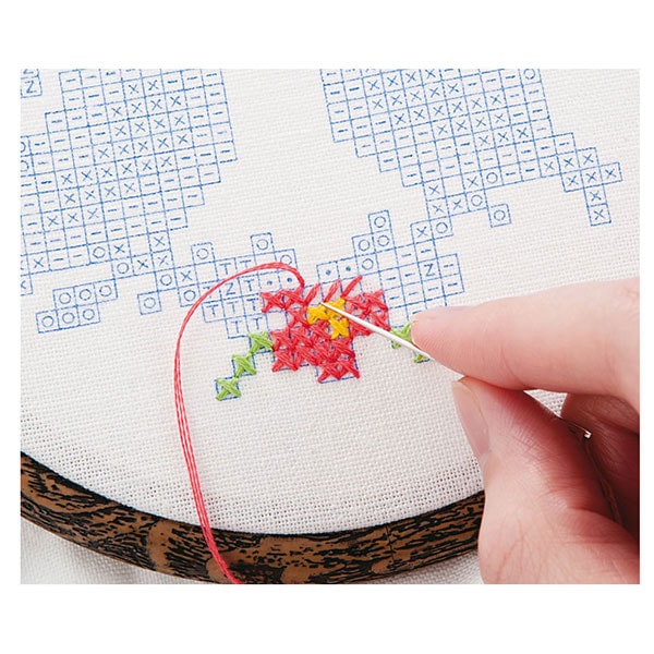 Embroidery kit "Coloring -like cross stitch lease No.9904" LECIEN Lecien COSMO Cosmo