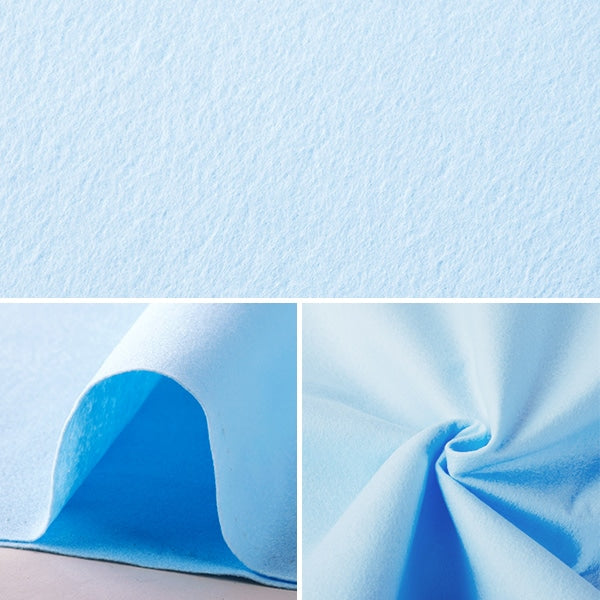 [From quantity 5] Fabric "Washable felt YS-128 Mizuiro"