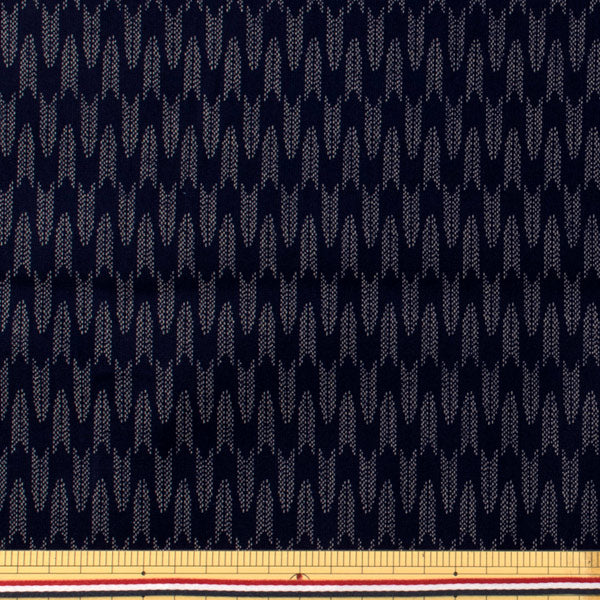 [Dalla quantità 5] tessuto "tessuto ya kasuri pattern stampato in stile giapponese blu scuro 88222-6-4"