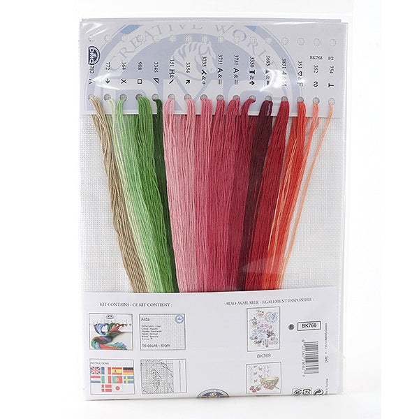 Kit di ricamo importato "Summer Fruit BK768" DMC DMSEA