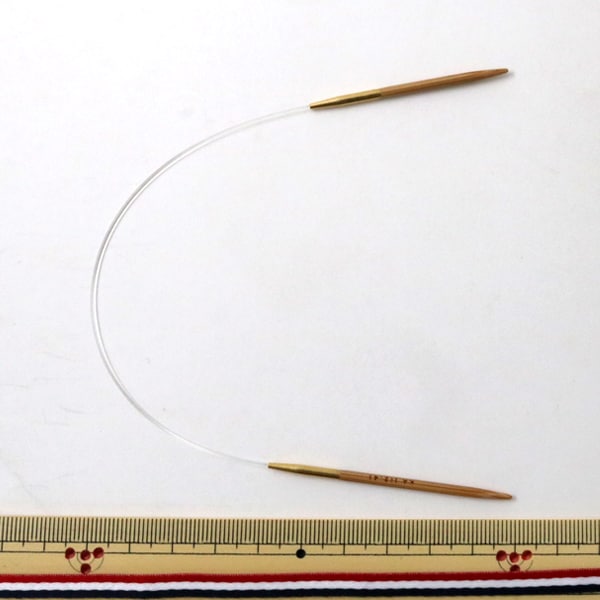 إبر الحياكة "SEEKNIT إبرة دائرية غير متناظرة G 23 سم رقم 1" KA Kinkiإبر الحياكة