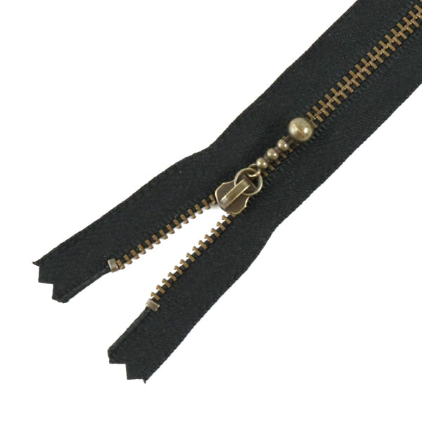 ファスナー 『玉付イブシファスナー 16cm 580番色』 YKK ワイケーケー
