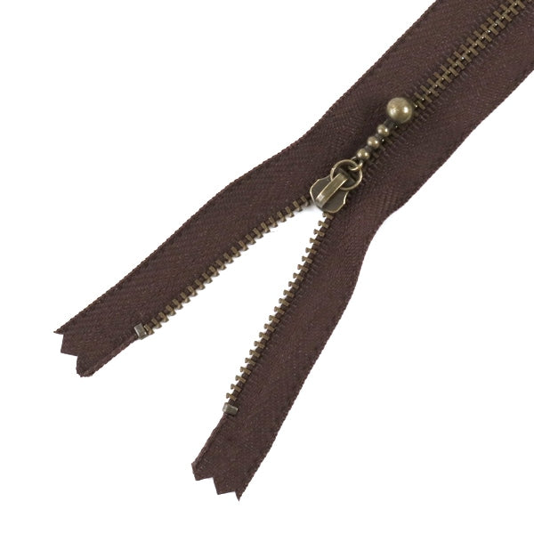 ファスナー 『玉付イブシファスナー30cm 570番色』 YKK ワイケーケー