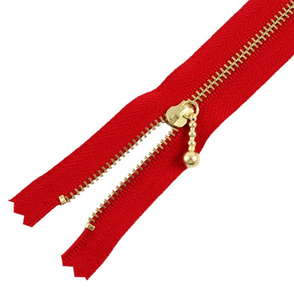 Fermeture éclair "Gold Zipper avec balle 14cm 519 Couleur" YKK