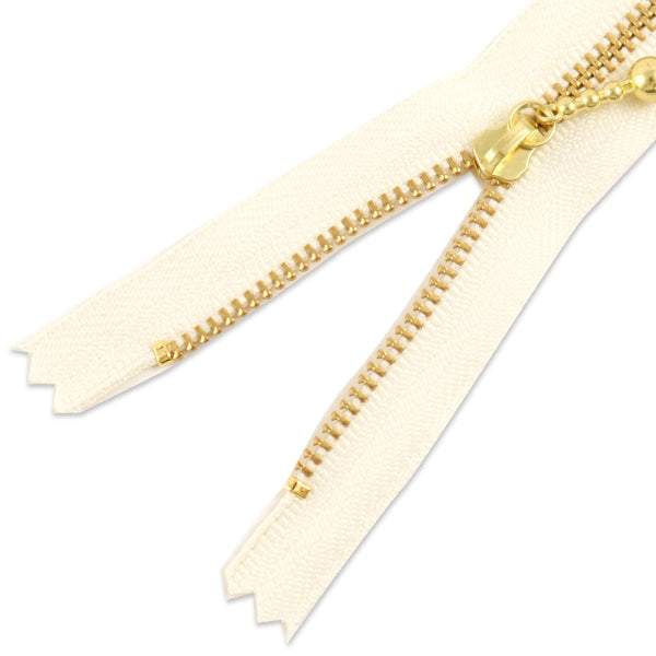 Fermeture éclair "Gold Zipper avec balle 14cm 841 Couleur" YKK