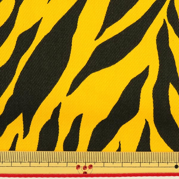 [From quantity 5] Fabric "Animal twill tiger 6690-5D 229"