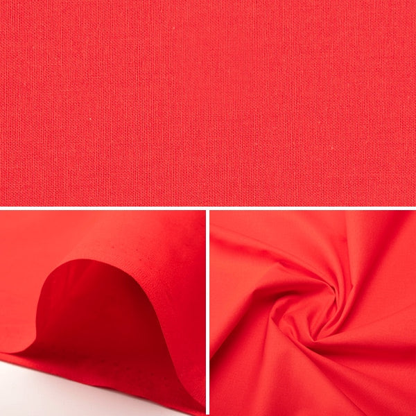 [From quantity 5] Fabric "Color seating plain ruby ​​YSC22125-025"