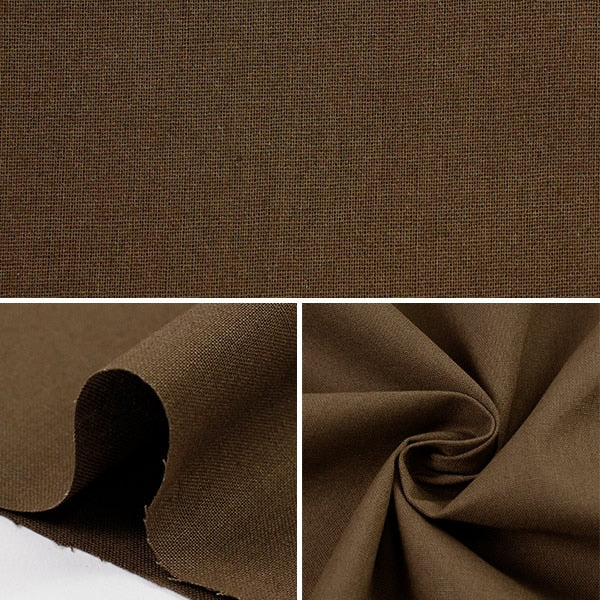 [From quantity 5] Fabric "Color Sheeting Maca Mocha YSC22125-088"