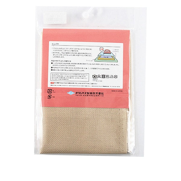 Embroidery Fabric "For kogin stabbing Cut Cloth No.1100 Congress 18 count 70 beige (1001)] Olympus