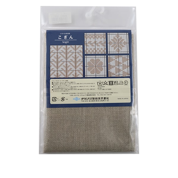 刺繡布料 “對於Kogin刺傷 剪布 No.3500 Linenx Cross 20 Count 80 Eyes Sand Beige（1001）] Olympus