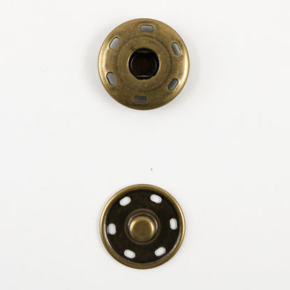 Bouton "Big Snap 25 mm Antic Gold 1 Compte Sun17-09" Suncoccoh Sankokko KIYOHARA