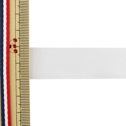 Ribbon "Double -sided satinRibbon Off -white 19mm x 3m "