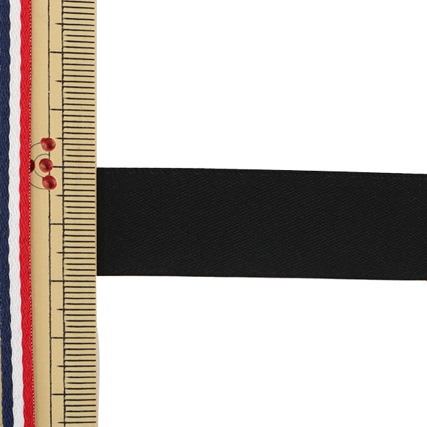 Ribbon "Double -sided satinRibbon Black 19mm x 3m "