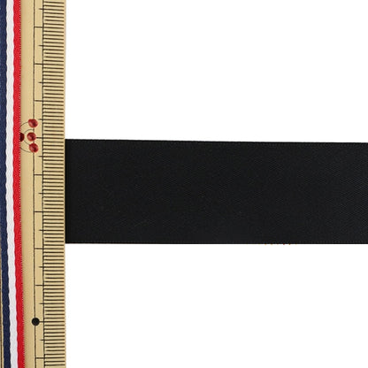 Ribbon "Double -sided satinRibbon Black 28mm x 3m "