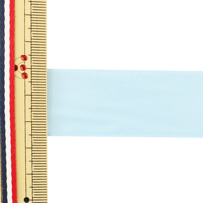 Ribbon "Double -sided satinRibbon Light blue 25mm x 3m "