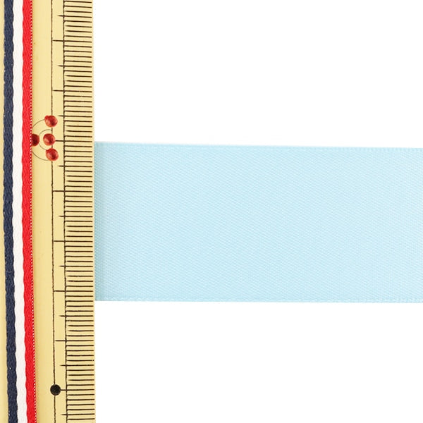 Ribbon "Double -sided satinRibbon Light blue 32mm x 3m "