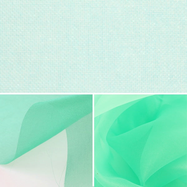 [From quantity 5] Fabric "Polyester Organdy P-122-38"