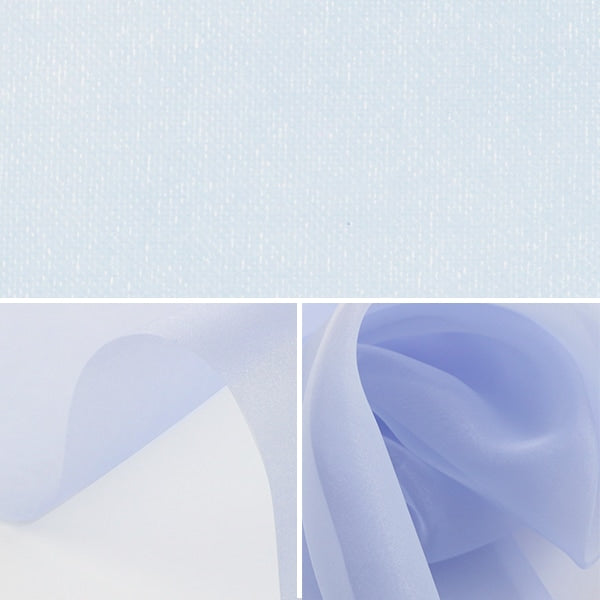 [Hasta 70 % de descuento en la tela de vestuario] [de la cantidad 5] Fabric "Polyester Organdy P-122-55"