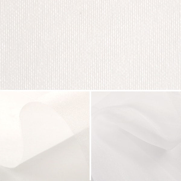 [Hasta 70 % de descuento en la tela de vestuario] [de la cantidad 5] Fabric "Polyester Organdy P-122-KW"