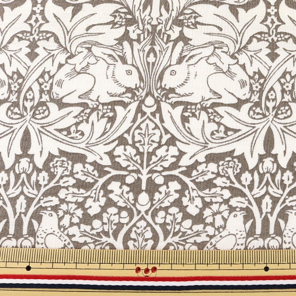 【数量5から】 生地 『moda fabrics William Morris ウィリアムモリス Brother Rabbit 8211-28』