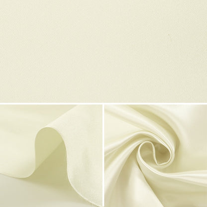 [Jusqu'à 70% de réduction sur le tissu costume] [de la quantité 5] Tissu "Ceramica Satin 310-16 Ivory"