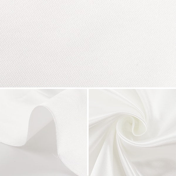 [From quantity 5] Fabric "Ceramica satin 310-FB fluorescent bleaching"