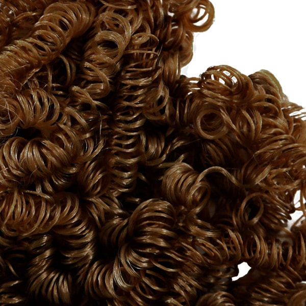 ドールチャーム素材 『カーリーヘア 6mmブラウン CM-251』 Panami パナミ タカギ繊維