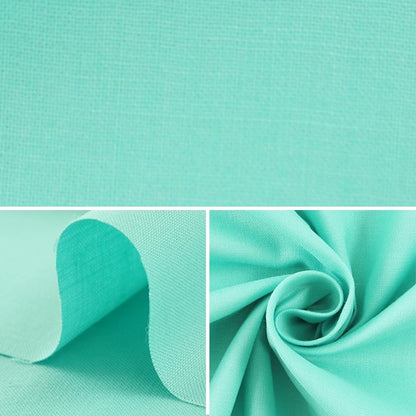 [Dalla quantità 5] Fabric "Aity Care Cobalt Green Solid CAA KD4630ZX-327"