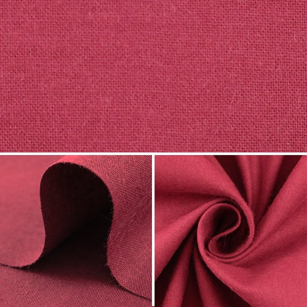 [De la quantité 5] tissu "Care Garnet Couleur solide KD4630ZX-329"