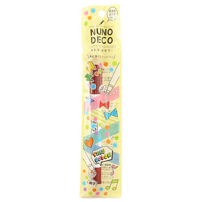 Marker Pen "NUNO DECO PEN -DOT- (Nuno Deco Pendot) Cassis 15-344" Kawaguchi Kawaguchi