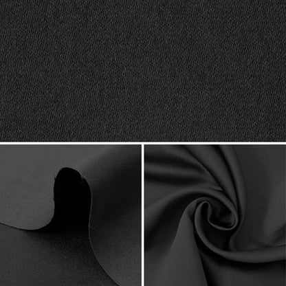 [De la quantité 5] tissu "robe costume en satin noir"