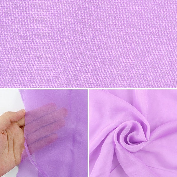 [Da quantità 5] tessuto "costume 30d chiffon ccf6300-83vl viola"