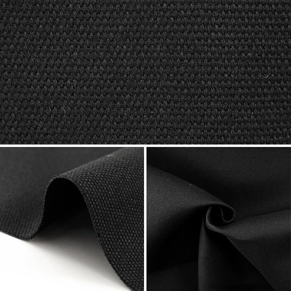 [De la quantité 5] Tissu "N ° 8 Canvas Black (noir) YHC8001-99BK"