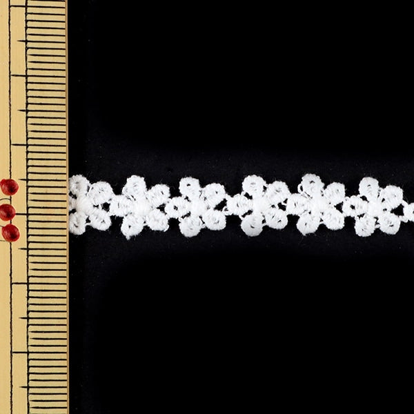 [Aus Menge 5] Spitzen -Ribon -Klebeband "Chemische Spitze weiße Breite ca. 8mm 25256"