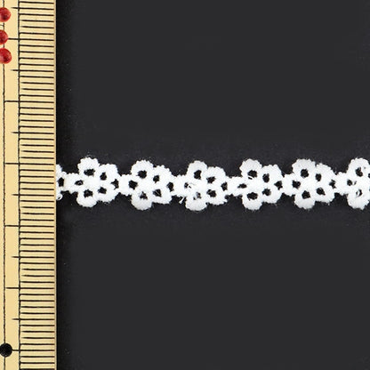 [Aus Menge 5] Spitzen -Ribon -Klebeband "Chemische Spitze weiße Breite ca. 7mm 25255"