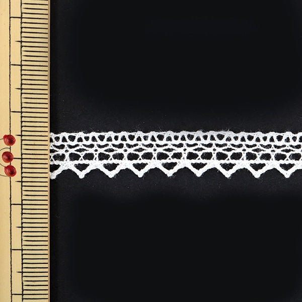 [Aus Quantität 5] Lace Ribon Tape "Torsion Spitze weiße Breite etwa 9mm 3149"