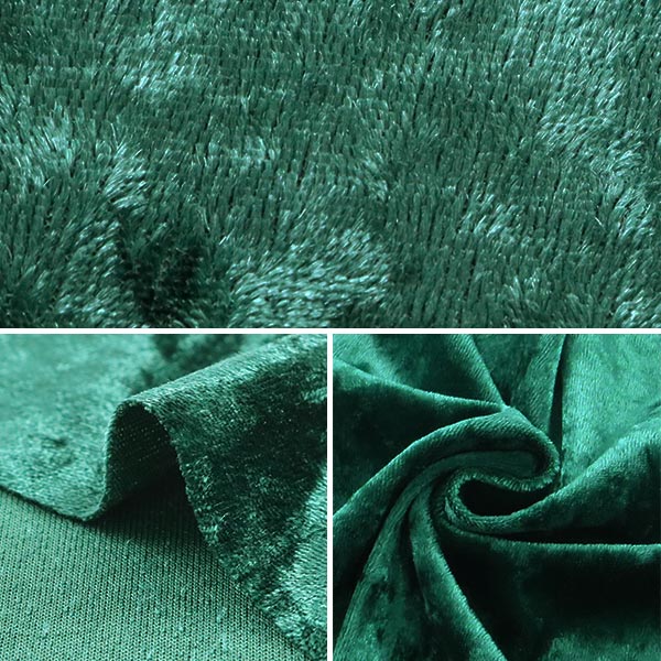 [De la quantité 5] Tissu "Crash Veroa Green Dark GD3300-258"