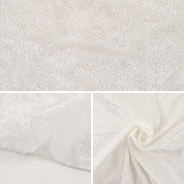 [From quantity 5] Fabric "Crash Veroa White White White GD3300-1"