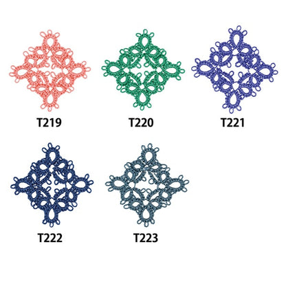 蕾丝线“ Tatting Lace Yarn（中）T222数字” Olympus Olim Pass