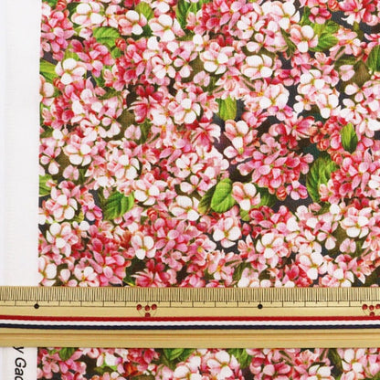 [From quantity 5] Fabric "Inkjet print Bloom Pink 27787P" USA cotton