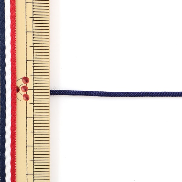 [الكمية من 5] حبل حرفة "خيط اوفرلوك سميك عرض 2 ملم L-17 لون"