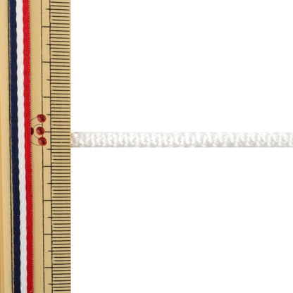 [From quantity 5] Craft Cord "Edo string 5mm width 275-1 No. white"