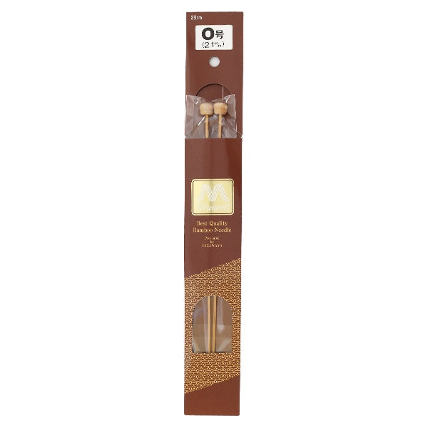 إبر الحياكة `` الخيزران الصلبإبر الحياكة 2 ابرة مع مينى بول 23 سم رقم 0 مانسيل مانسيل