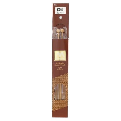 إبر الحياكة `` الخيزران الصلبإبر الحياكة 2 ابرة مع مينى بول 23 سم رقم 0 مانسيل مانسيل